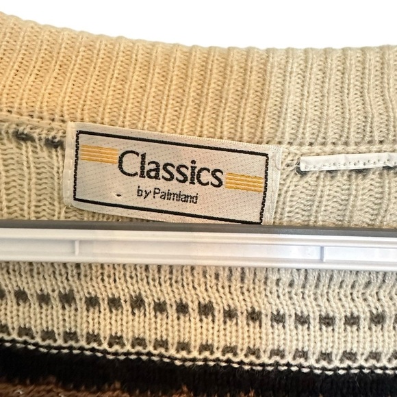 Classics by Palmland Multi Color, Multi Patterned, Four Button Men’s Cardigan - Picture 2 of 11